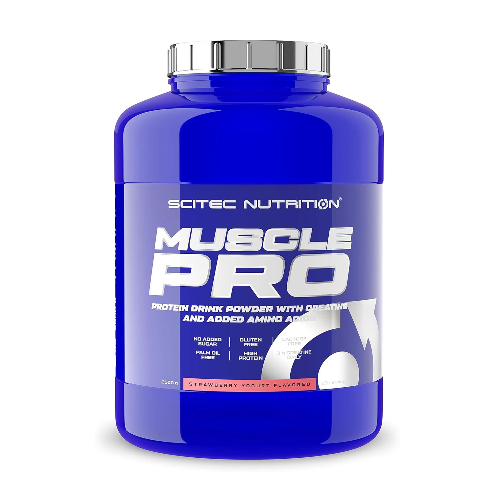 Протеїн Scitec Nutrition Muscle Pro Полуничний йогурт, в порошку, 2.5 кг